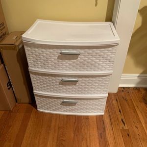 3 drawer storage unit